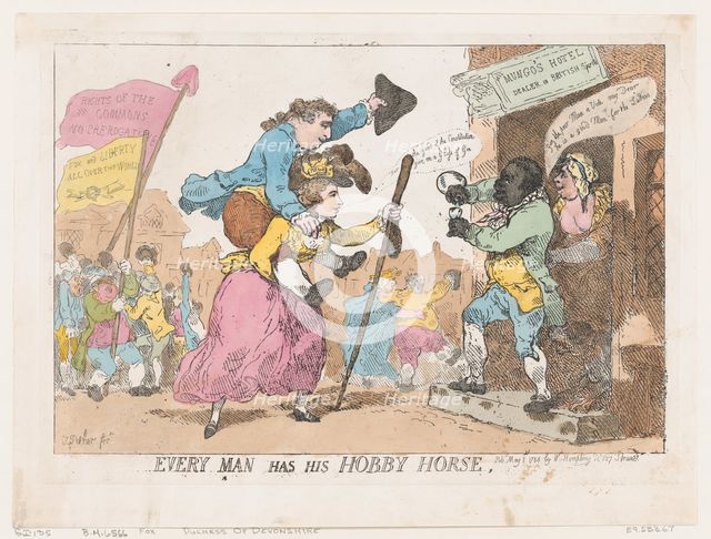 Every Man Has His Hobby Horse, May 1, 1784., May 1, 1784. Creator: Thomas Rowlandson.