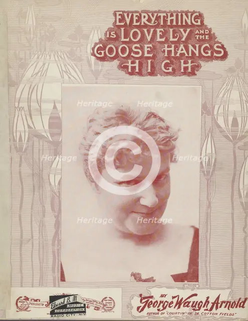 'Everything is lovely and the goose hangs high', 1901. Creator: Unknown.