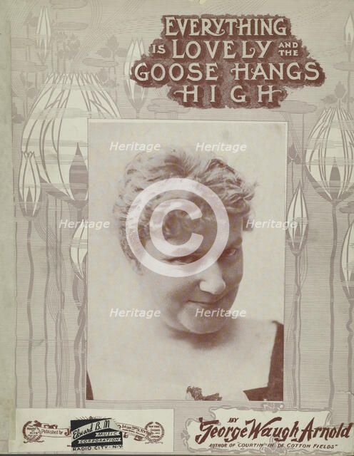 'Everything is lovely and the goose hangs high', 1901. Creator: Unknown.