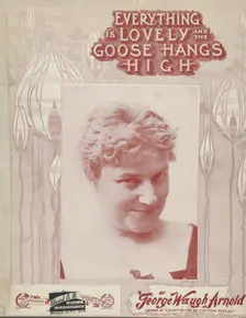 Everything is lovely and the goose hangs high 1901. Creator: Unknown