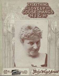 Everything is lovely and the goose hangs high 1901. Creator: Unknown