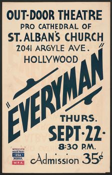 Everyman, Los Angeles, 1938. Creator: Unknown