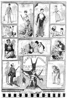 Everyone His Own Pantomime, 1883. Creator: Unknown