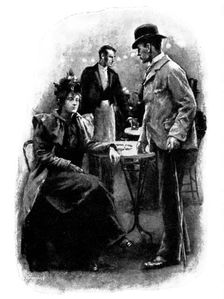 Eve's Ransom...: "I am a stranger to you," Hilliard managed to say..., 1895. Creator: George Meisenbach