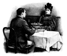 Eve's Ransom... Well, what do you aim at?" Hilliard asked disinterestedly, 1895. Creator: George Meisenbach