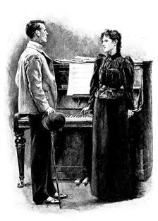 Eve's Ransom..."It's all right! I had a letter this morning. She has gone to Dudley.", 1895. Creator: George Meisenbach