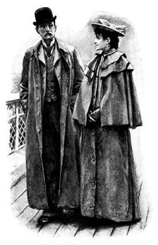 Eve's Ransom...Polly walked the deck with Hilliard, 1895. Creator: George Meisenbach