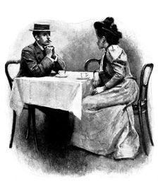 Eve's Ransom..."Something has been proposed to me," said Hilliard, 1895. Creator: George Meisenbach