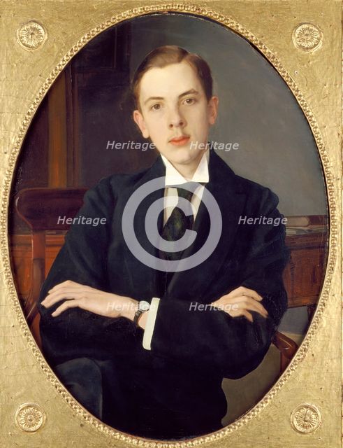 Evgenii Sergheevich Mikhailov, the Artist's Nephew, 1916. Artist: Konstantin Somov.