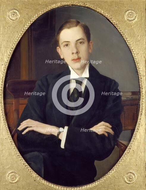Evgenii Sergheevich Mikhailov, the Artist's Nephew, 1916. Artist: Konstantin Somov.