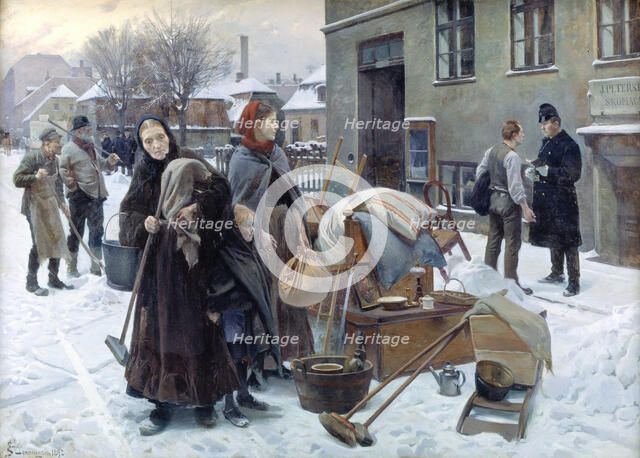 Evicted Tenants, 1892. Creator: Erik Henningsen.