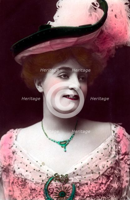 Evie Greene (1875-1917), English actress, 1906.Artist: Rotary Photo