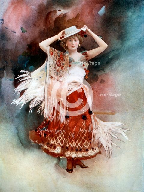 Evie Greene in Kitty Grey, c1902.Artist: Ellis & Walery