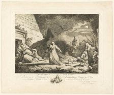 Evocation of the Dead, 1770. Creator: Joseph Francoise Foulquier