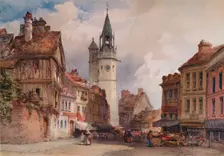 Evreux c1855. Artist: William Callow