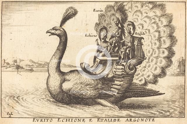 Evrito Echione e Etalide Argonote. Creator: Balthasar Moncornet.