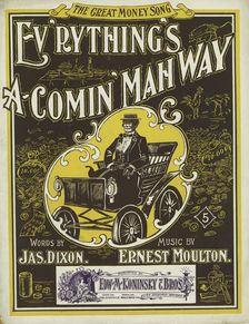Ev'rything's a-comin mah way 1900. Creator: Unknown