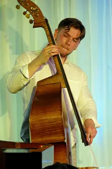 Ewan Hastie, iG4, Watermill Jazz Club, Dorking, Surrey, 17 June 2025. Creator: Brian O'Connor