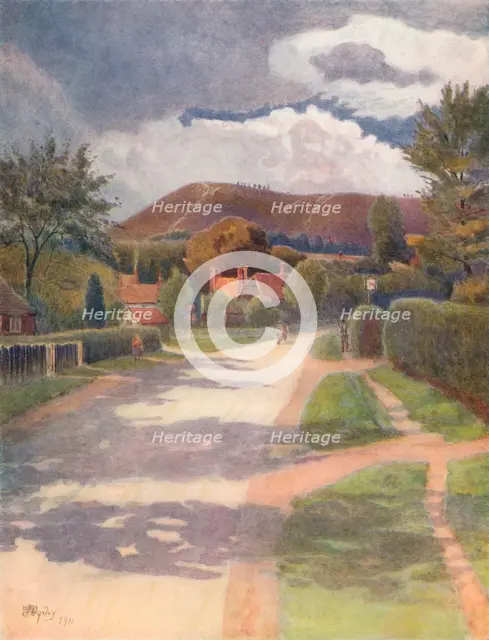'Ewehurst Village', 1911, (1914). Artist: James S Ogilvy.