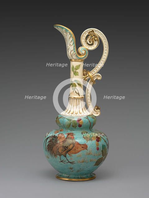 Ewer, 1886/90. Creator: Faience Manufacturing Company.