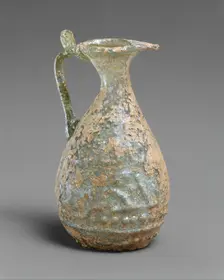 Ewer with Molded Inscription, Iraq, 9th century. Creator: Unknown