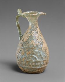 Ewer with Molded Inscription, Iraq, 9th century. Creator: Unknown