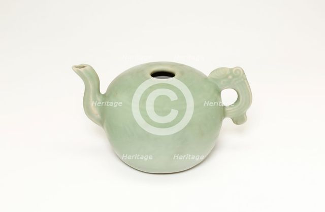 Ewer with Animal Handle, Yuan dynasty (1271-1368), 14th century. Creator: Unknown.