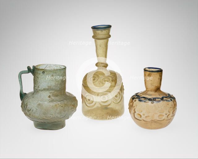 Ewer with Floral Scroll, Iran, 12th century. Creator: Unknown.