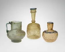 Ewer with Floral Scroll, Iran, 12th century. Creator: Unknown