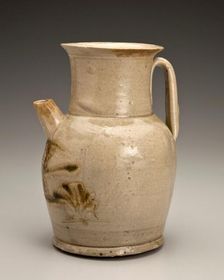Ewer with foliage and bird design, 800s. Creator: Unknown