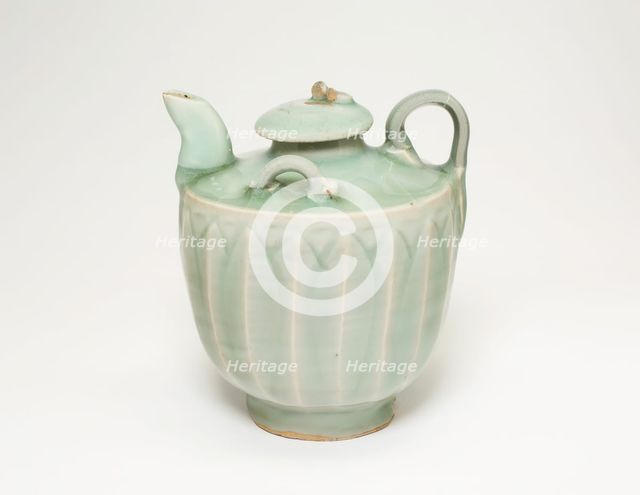 Ewer with Lotus Flower Petals, Song dynasty (960-1279), 13th century. Creator: Unknown.