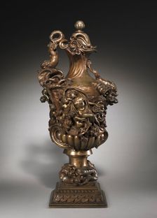 Ewer with Triumph of Galatea, c. 1700. Creator: Massimiliano Soldani (Italian, 1656-1740)