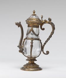 Ewer and Cover, 14th century (crystal); c. 1600 (mounts); before 1905 (spout). Creator: Unknown