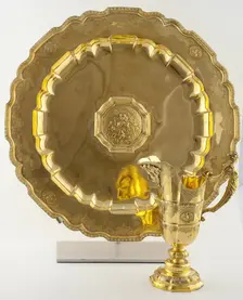 Ewer and Basin, Augsburg, c. 1720. Creator: Johan Erhard Heuglin II