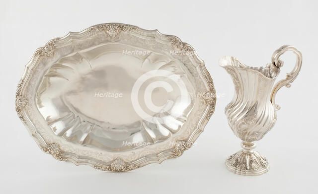 Ewer and Basin, Lisbon, c. 1750. Creator: Unknown.