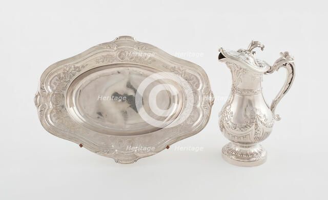 Ewer and Basin, Montpellier, 1766. Creator: Jean Bellon.