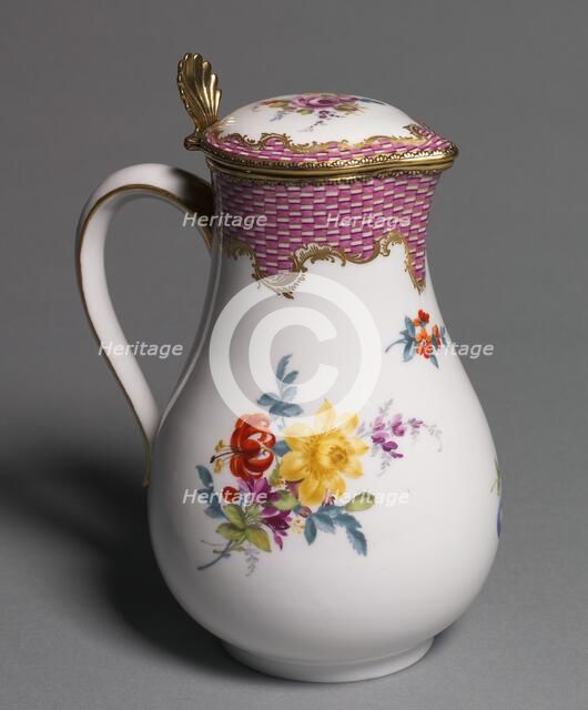 Ewer, c. 1765. Creator: Meissen Porcelain Factory (German).
