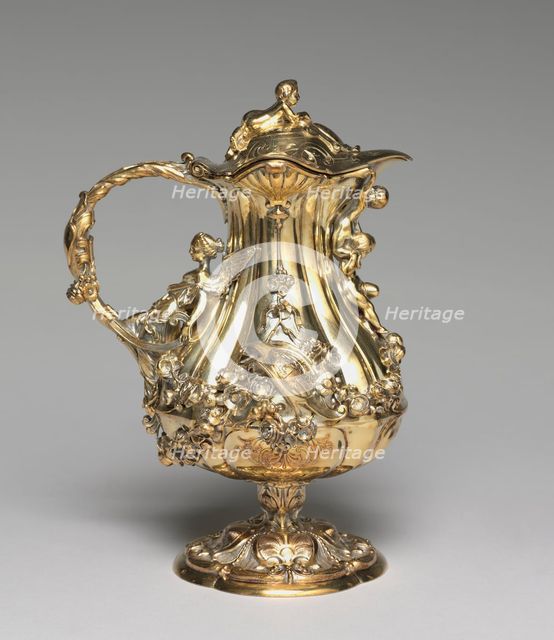 Ewer, c. 1845. Creator: Jean-Valentin Morel (French, 1794-1860); Jules Dieterle (French, 1811-1889); Jules Klagmann (French, 1810-1867).