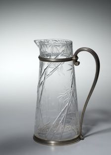 Ewer, c. 1880. Creator: Baccarat glasshouse (French)