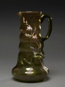 Ewer, c. 1890. Creator: Emile Gallé (French, 1846-1904)