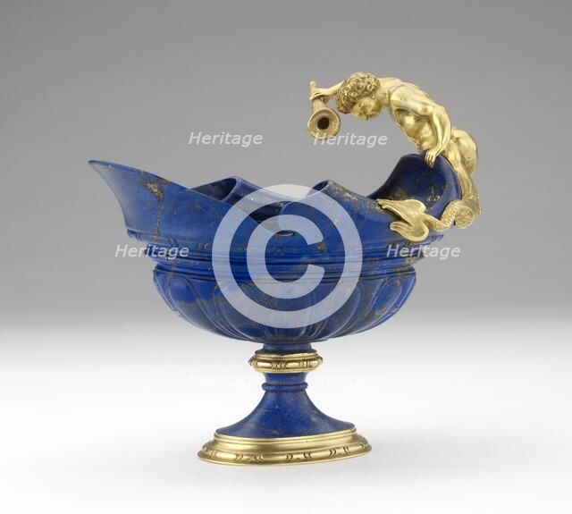 Ewer, c1608. Artists: Ottavio Miseroni, Paulus van Vianen.