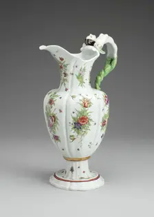 Ewer, Doccia, 1755/65. Creator: Doccia Porcelain Factory