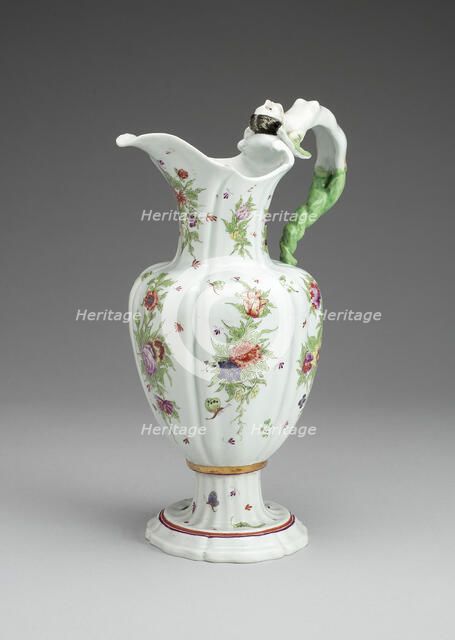 Ewer, Doccia, 1755/65. Creator: Doccia Porcelain Factory.