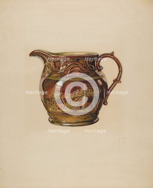 Ewer - Fulton Steamboat, c. 1940. Creator: George Yanosko.