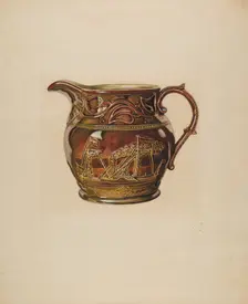 Ewer - Fulton Steamboat, c. 1940. Creator: George Yanosko