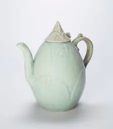 Ewer in the Form of a Bamboo Shoot, Korea, Goryeo dynasty (918-1392), mid-12th century. Creator: Unknown