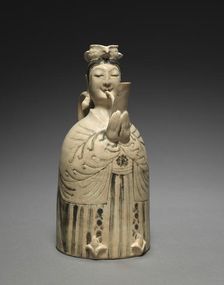 Ewer in the form of a Sheng Player, 11th Century. Creator: Unknown