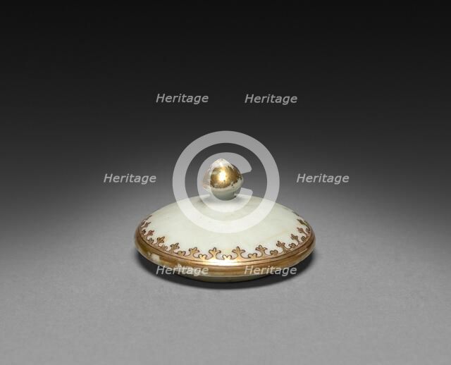 Ewer (lid), 1749. Creator: Unknown.