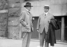 Ex-gov. [George] Pardee, Calif. - Gov. [Hiram W.] Johnson, 1912. Creator: Bain News Service