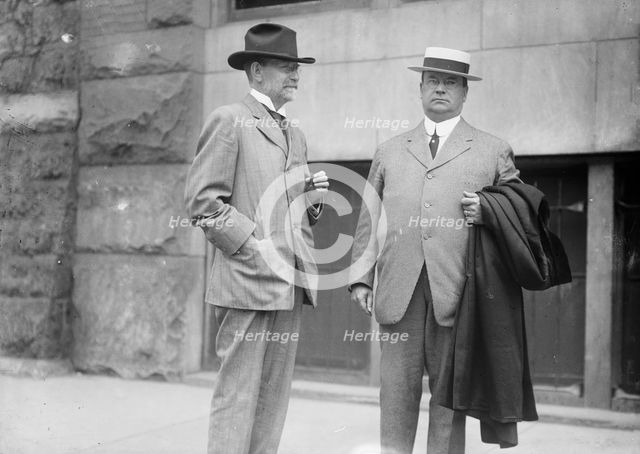 Ex-gov. [George] Pardee, Calif. - Gov. [Hiram W.] Johnson, 1912. Creator: Bain News Service.